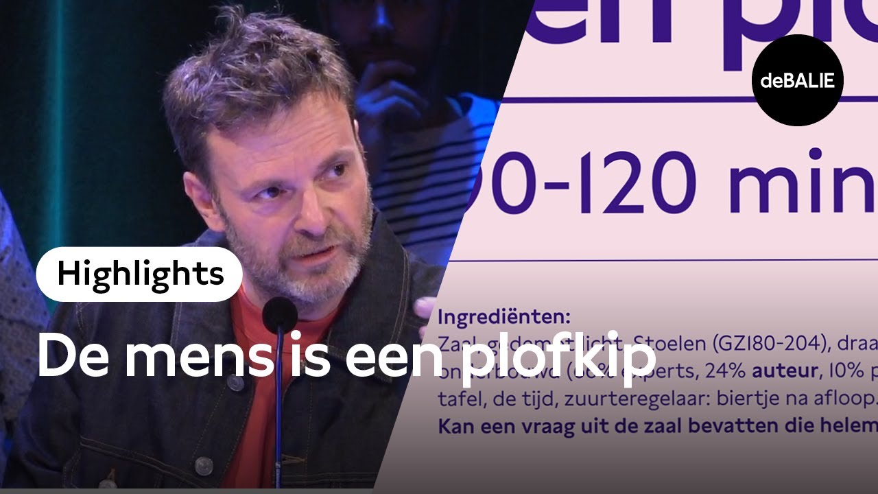 De mens is een plofkip | Highlights - De Balie